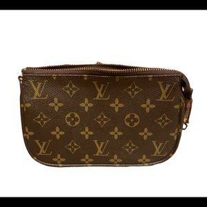 Vintage Louis Vuitton Damier Pochette Clutch